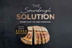 how to fix flat sourdough bread. 5-star troubleshooting book