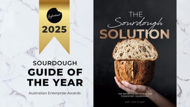 Award winning sourdough eBook. Ultimate baking manual and troubleshooting guide for Artisanal bread baking and sourdough bread indulgence at home.